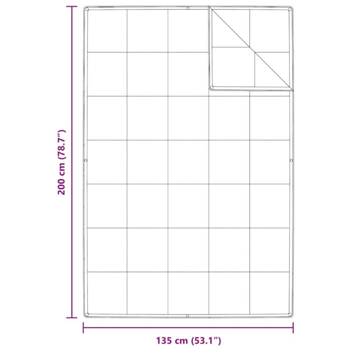 2-in-1 Bettdecke Weiss 135 x 200 cm Daunen – Bild 10