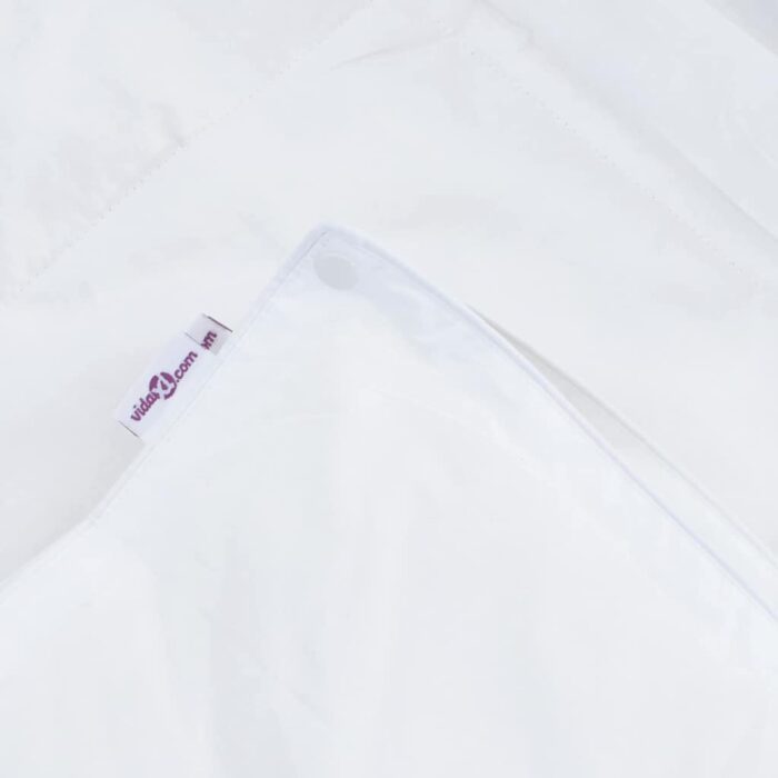 2-in-1 Bettdecke Weiss 135 x 200 cm Daunen – Bild 9