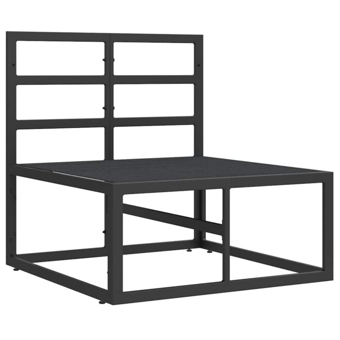 Gartenmöbel Schwarz und Anthrazit 70 x 71,5 x 71 cm Metall – Bild 4