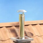 Regenabdeckung Schornstein Silber 20 x 20 x 18 cm Edelstahl