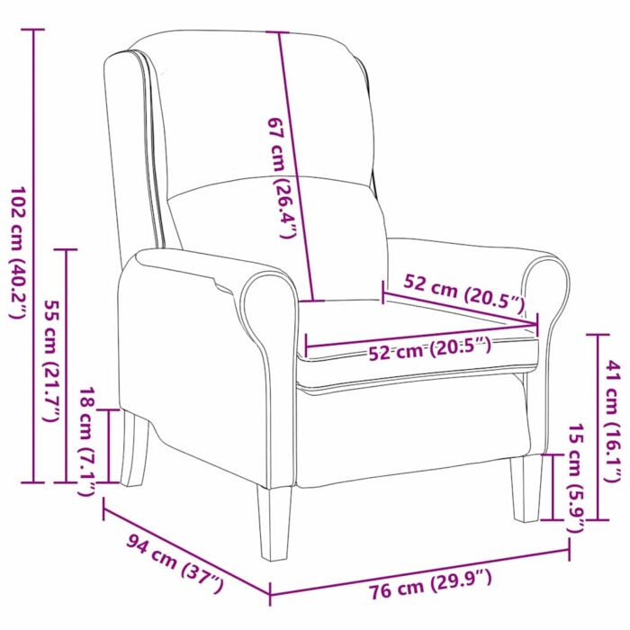 Sessel Hellgrau 76 x 94 x 102 cm Weiches Sherpa-Gewebe – Bild 10