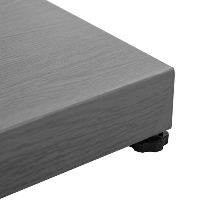 Sonnenschirmständer Dunkelgrau Holzlook 45 x 45 x 31,5 cm – Bild 8