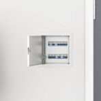 Zugangsklappe 2 pcs Weiss 63 x 33 x 3 cm Stahl