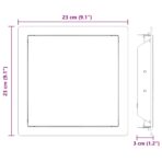 Zugangsklappe 2 pcs Weiss 63 x 33 x 3 cm Stahl – Bild 10