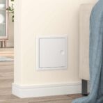 Zugangsklappe 2 pcs Weiss 63 x 33 x 3 cm Stahl – Bild 3