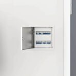 Zugangsklappe 2 pcs Weiss 23 x 23 x 3 cm Stahl