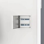 Zugangsklappe 2 pcs Weiss 23 x 23 x 3 cm Stahl