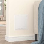 Zugangsklappe 2 pcs Weiss 23 x 23 x 3 cm Stahl – Bild 3