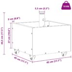 Sonnenschirmständer Grün 45 x 45 x 45 cm Stahl – Bild 12
