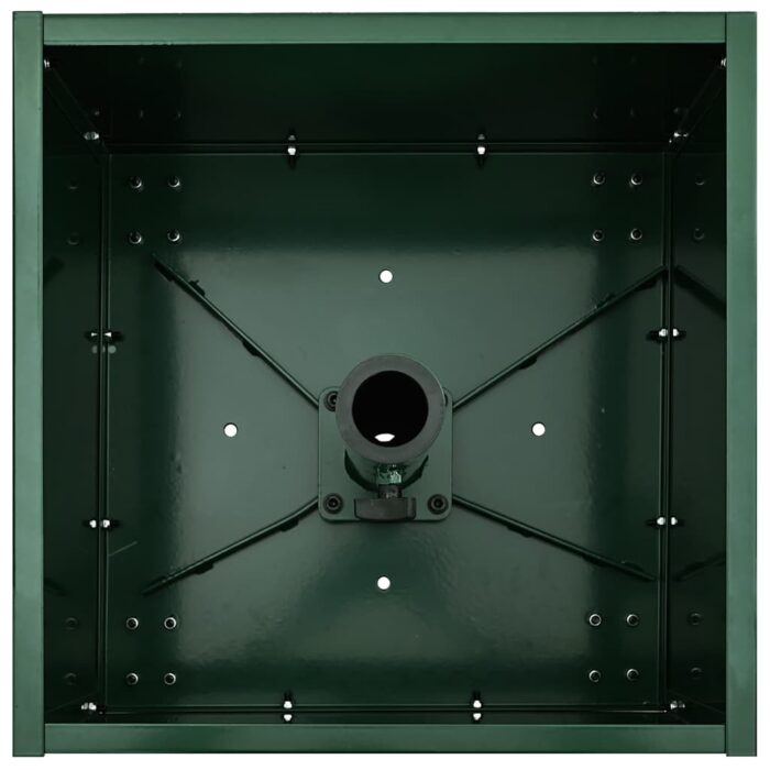 Sonnenschirmständer Grün 45 x 45 x 45 cm Stahl – Bild 8