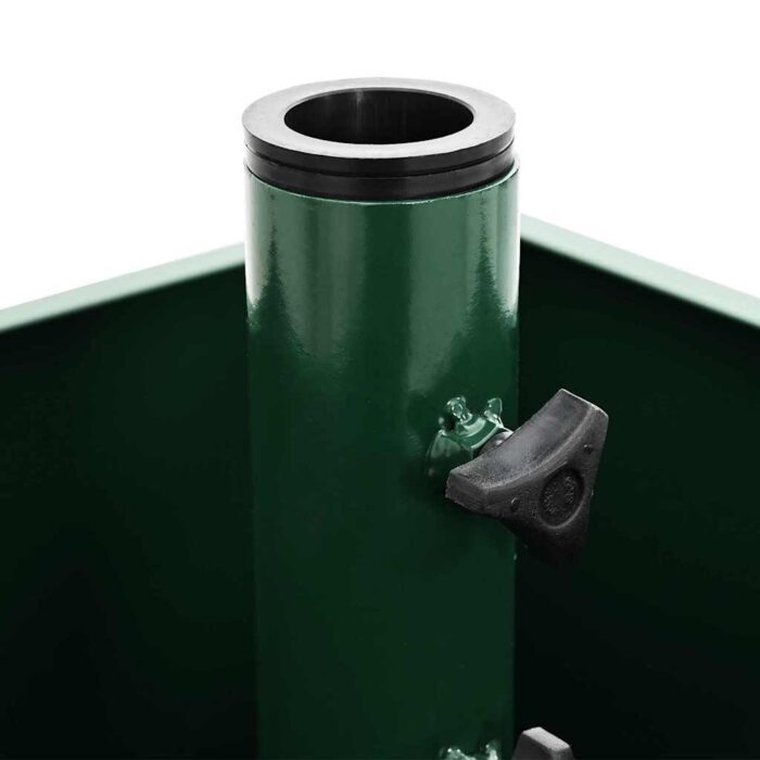 Sonnenschirmständer Grün 45 x 45 x 45 cm Stahl – Bild 9