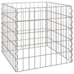 Quadratischer Komposter 50 x 50 x 50 cm Eisen – Bild 2