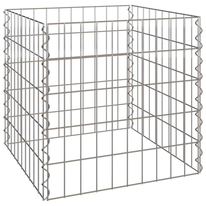 Quadratischer Komposter 50 x 50 x 50 cm Eisen – Bild 2