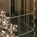 Quadratischer Komposter 50 x 50 x 50 cm Eisen – Bild 3