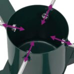 Weihnachtsbaum-Ständer 60x60x16 cm – Bild 5