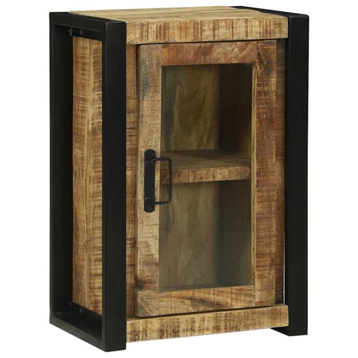 Badezimmerschrank Braun 40 x 30 x 60 cm Massivholz Mango – Bild 3
