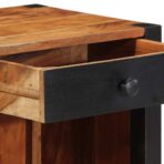 Nachttisch – Massivholz Akazie - Massivholz Akazie – Bild 9