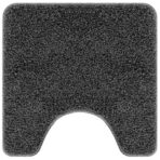 Anti-Rutsch Badematten-Set 2 pcs Dunkelgrau PP – Bild 6