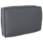 Kissen Anthrazit 60 x 40 x 12 cm Oxford-Stoff