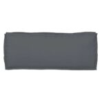 Kissen Anthrazit 100 x 40 x 8 cm Oxford-Stoff – Bild 5