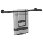 Handtuchhalter Schwarz 61 x 14,5 x 5 cm Edelstahl – Bild 3