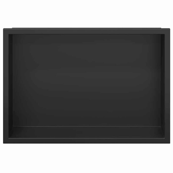 Duschnische Schwarz 30 x 20 x 9,5 cm Edelstahl – Bild 5