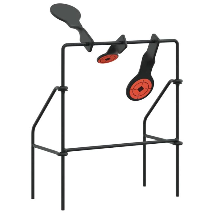 Zurücksetzbares Ziel Schwarz 26 x 13 x 31 cm Stahl – Bild 2