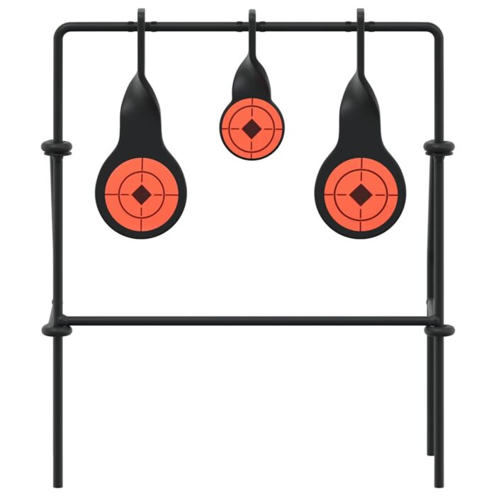 Zurücksetzbares Ziel Schwarz 26 x 13 x 31 cm Stahl – Bild 4