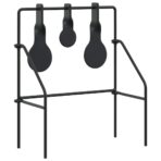 Zurücksetzbares Ziel Schwarz 26 x 13 x 31 cm Stahl – Bild 6