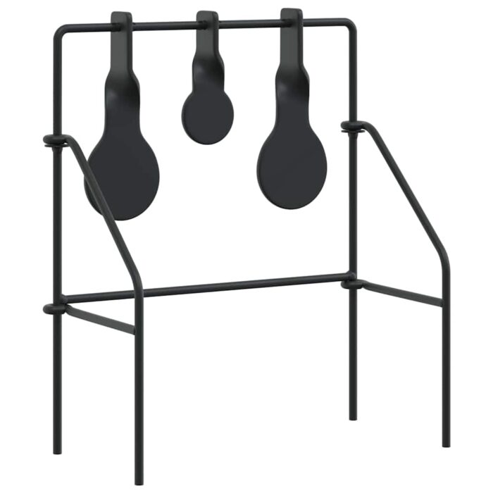 Zurücksetzbares Ziel Schwarz 26 x 13 x 31 cm Stahl – Bild 6