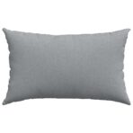 Sofakissen 2 pcs Hellgrau 50 x 30 cm Stoff – Bild 6