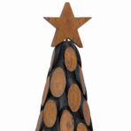 Weihnachtsbaum mit Ständer Braun 61 cm Massivholz Teak – Bild 10