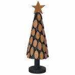 Weihnachtsbaum mit Ständer Braun 61 cm Massivholz Teak – Bild 2