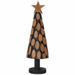 Weihnachtsbaum mit Ständer Braun 61 cm Massivholz Teak – Bild 5