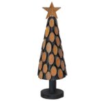 Weihnachtsbaum mit Ständer Braun 61 cm Massivholz Teak – Bild 9