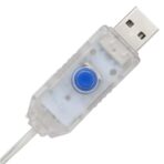 Rentierkopf mit 140 LEDs Blau 68 x 36,5 x 62,5 cm Acryl – Bild 4