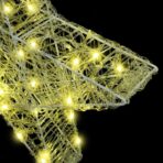 3D Stern mit 50 LEDs Warmweiss 55 x 53.5 x 10 cm Acryl – Bild 5