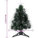 Künstlicher Weihnachtsbaum mit 50 LEDs Grün 64 cm PVC – Bild 12