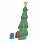 Beleuchteter Weihnachtsbaum mit 3 Geschenkboxen 2D Warm Weiss – Bild 11