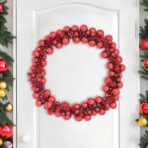 Weihnachtskugelgirlande Schwarz 186 cm Polystyrol – Bild 3