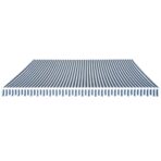 Gelenkarmmarkise Handbetrieben 500 m Blau und Weiss – Bild 2