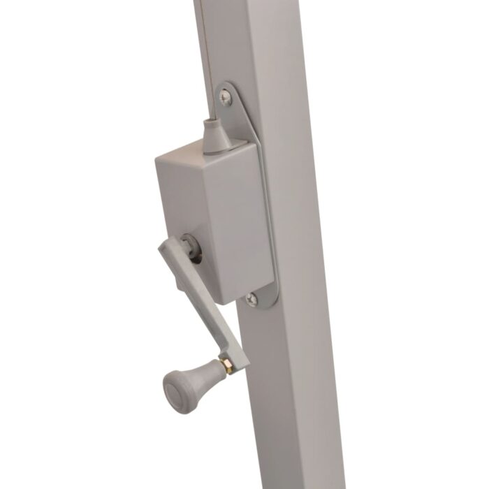 Ampelschirm 300x300 cm Grün Aluminium-Mast – Bild 6