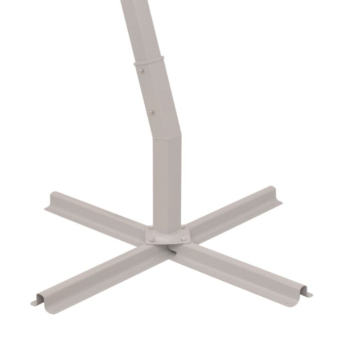 Ampelschirm 300x300 cm Grün Aluminium-Mast – Bild 7