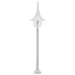 Garten-Pollerleuchte E27 120 cm Aluminium Weiss – Bild 2