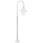 Garten-Pollerleuchte E27 120 cm Aluminium Weiss – Bild 3