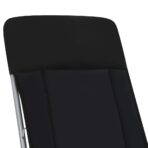 Klappbare Gartenstühle mit Polstern 2 Stk. Schwarz – Bild 10