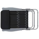 Klappbare Gartenstühle mit Polstern 2 Stk. Schwarz – Bild 7