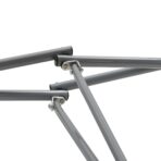 Hängematte mit faltbarem Ständer Blau – Bild 8