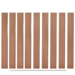Ersatz-Zaunbretter 9 Stk. WPC 170 cm Braun