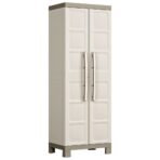 Keter Lagerschrank mit Einlegeböden Excellence Beige und Taupe 182 cm
